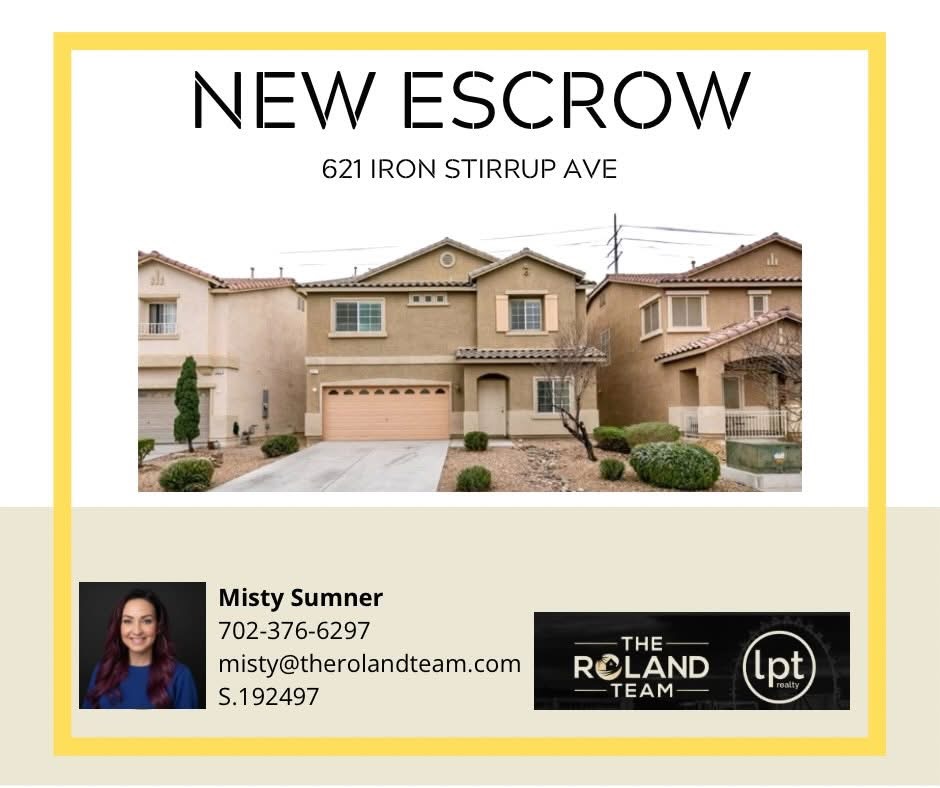 621 Iron Stirrup Ave, Las Vegas — new escrow with Misty Sumner